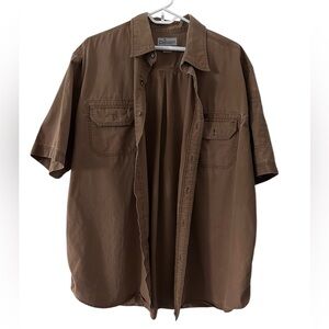 Carhartt Brown Short Sleeve Shirt